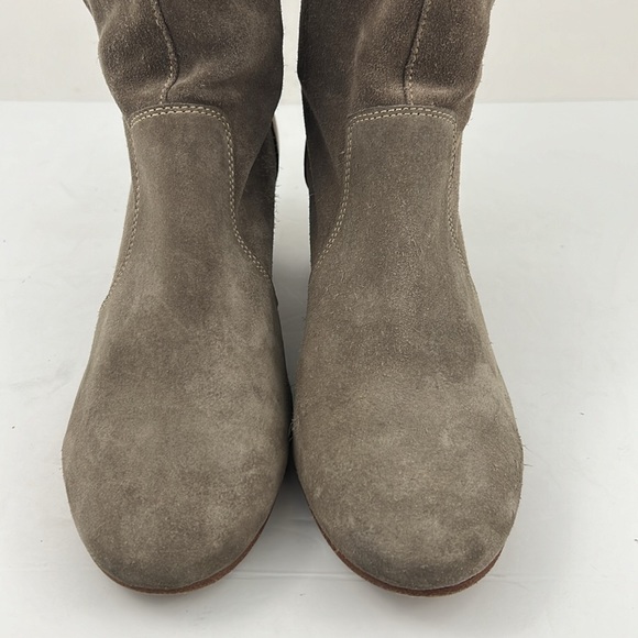 Sebago Womens Nell Leather Ankle Boots Taupe Tan Pull-On Boots Size 10 M - Picture 8 of 12